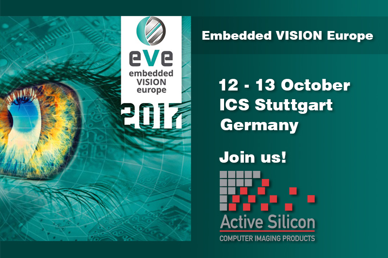 Visit us at Embedded VISION Europe