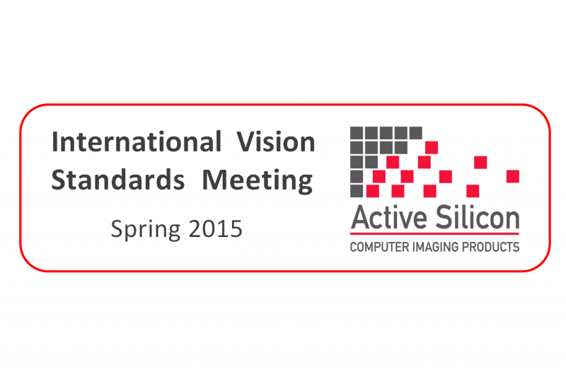 Active Silicon will host the upcoming International Vision Standards Meeting (IVSM) in London.