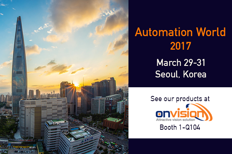 Active Silicon showcases frame grabbers at Onvision booth at Automation World Korea Seoul March-2017