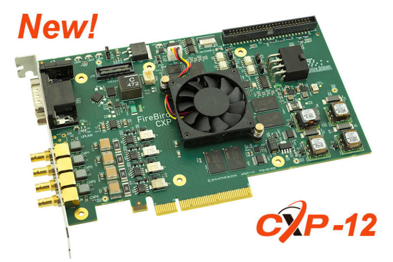 New faster CoaXPress CXP-12 frame grabber | Active Silicon | News