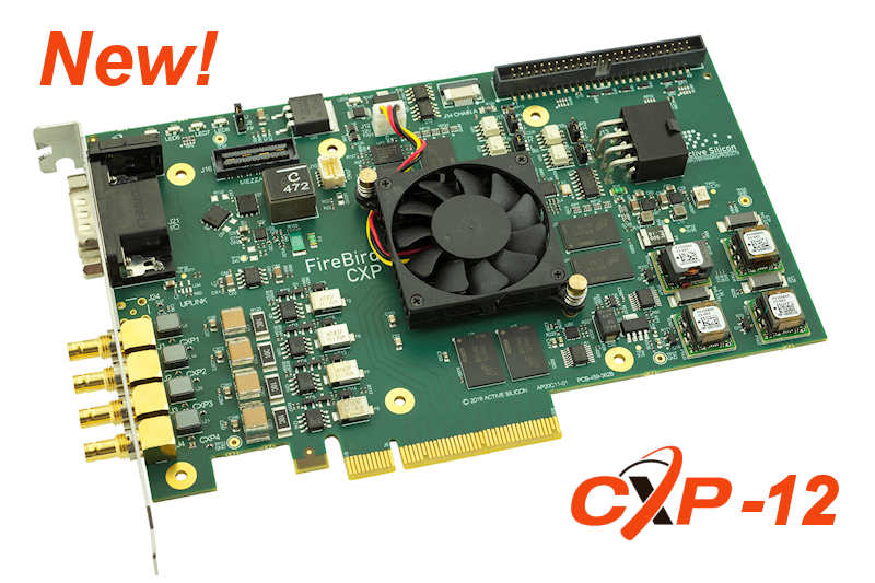New faster CoaXPress CXP-12 frame grabber | Active Silicon | News