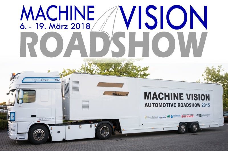 The Machine Vision Roadshow 2018 tours through Germany and parts of Switzerland.