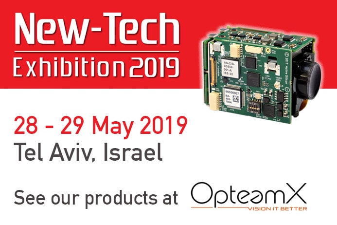 New-Tech 2019 - Visit OpteamX for Active Silicon products - Tel Aviv May 2019