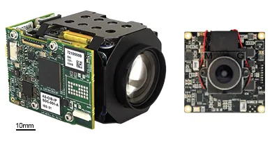 Compact Harrier AF-Zoom camera and Oriole board camera