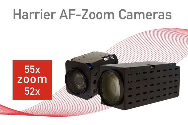 Harrier 55x and 552 autofocus-zoom cameras