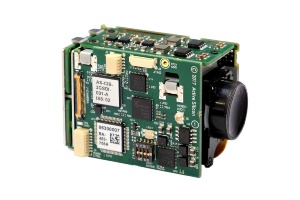 Active Silicon Harrier interface board mounted on a Tamron MP1010M-VC camera