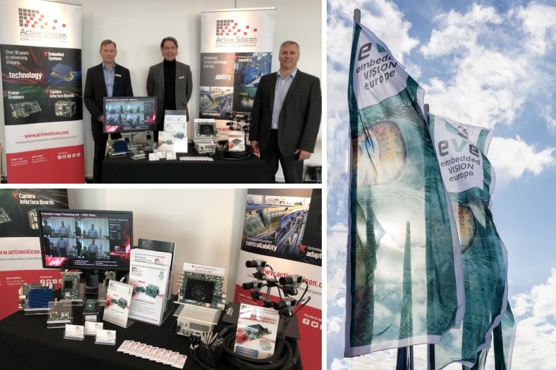 Active Silicon team and booth at Embedded Vision Europe 2019