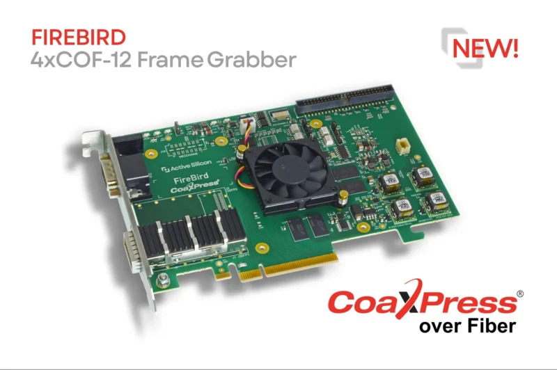 FireBird CXP over fiber with text labels