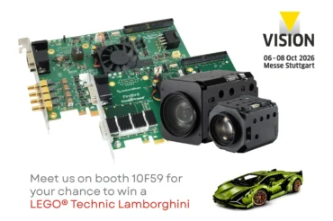 frame grabbers and cameras with the vision event logo