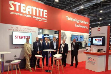 Steatite and Active Silicon's booth at the DSEI exhibition