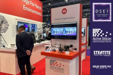 Active Silicon booth at DSEI exhibition