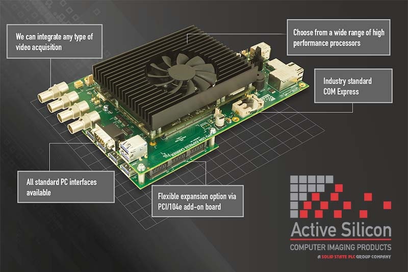 Active Silicon embedded system with labels to show the benefits