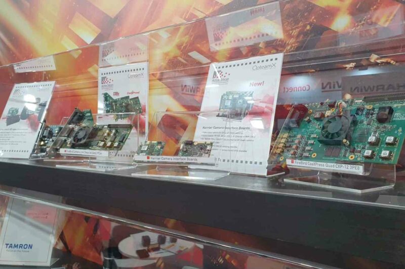 frame grabbers and block cameras at New Tech exhibition
