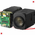 Sony FCB-EV9520L block camera with Harrier IP Ethernet interface board