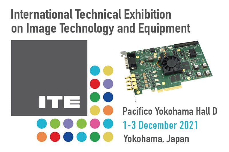 ITE logo and CXP-12 frame grabber