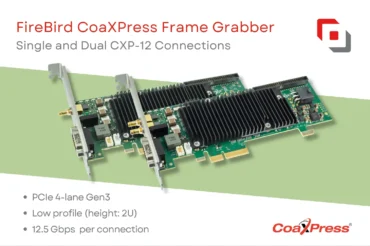 Firebird single and dual CoaXPress frame grabbers