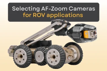 An rov with a camera visible