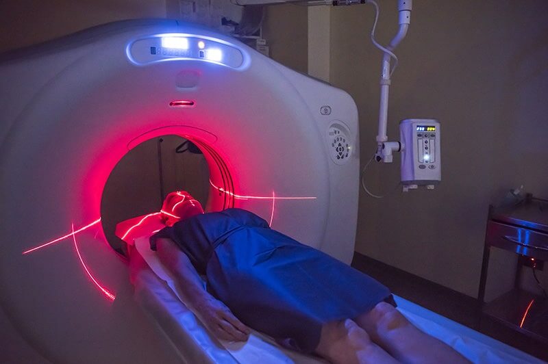 Image showing a CT scanner with a patient