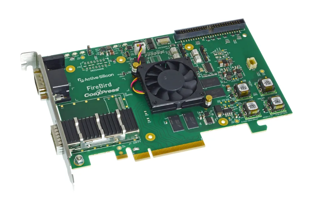 Product image - FireBird CoaXPress over Fiber frame grabber