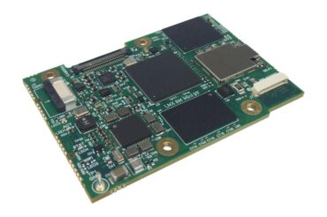 Top view of the Harrier IP Camera Interface Board (with WiFi module)