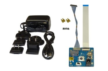 Content of the evaluation kit for the Harrier 18x AF-Zoom HDMI 4K Camera