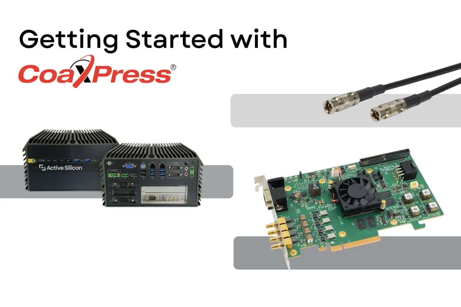 CoaXPress vision system components
