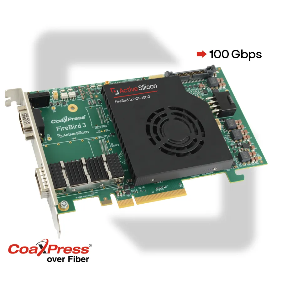 FireBird CoaXPress over Fiber Frame Grabber