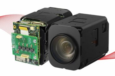 Sony FCB EV9520L camera and variation with Harrier ethernet IP board attached.